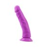 Dildo do pochwy i anala Steven.R fioletowy 22cm